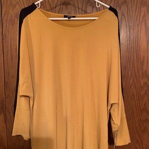 NWT Premise Mustard Color Top Super Cute Size XL